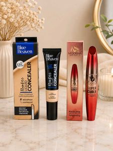 Blue heaven concealer and modena mascara combo