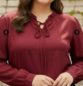 Chic Burgundy Blouse