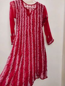 Chikankari Kurta (Black)