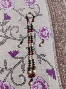 Vintage Beaded Necklace & Earring Set