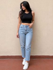 Light Wash denim jeans jagging