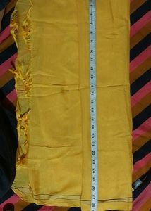 Yellow Handloom Duppatta Lightweight