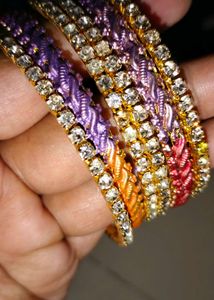 Brand new Beautiful Set of Embellished Bangles