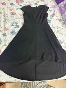 Chic Black High-Low Dress