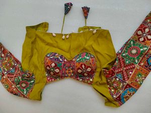 Embroidered Mirror Work Blouse