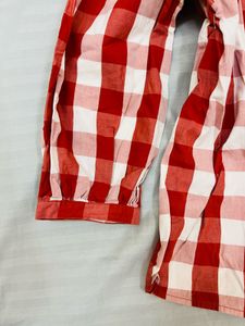 Red &amp; White Checkered Top