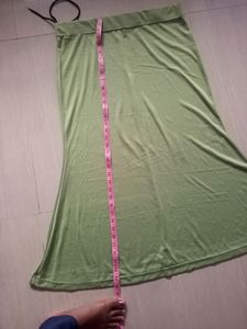 Pista Green Silk Peticot Heavy Material