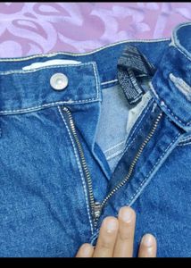(ZARA WOMEN)High-Waisted Wide Leg Jeans
