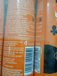 Spinz Orange Zest Perfumed Deo