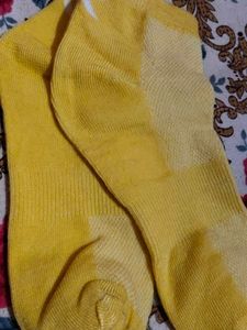 Bright Yellow Comfortable Socks
