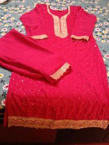 Beautiful suit with sequins work