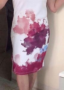 brand new white floral print knee length dress