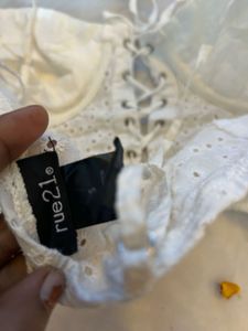 Eyelet Corset Top