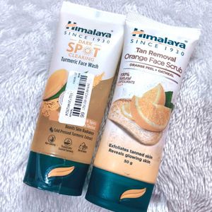 COMBO OF 2 HIMALAYA FACE WASH AND SCRUB