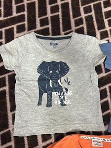 Baby Full And Half T-shirt Combo Set
