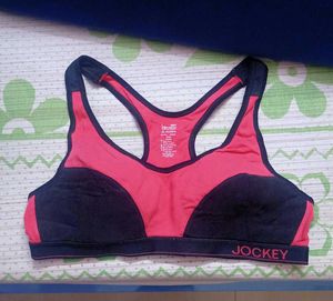 Jockey Sports Bra - Ruby &amp; Black