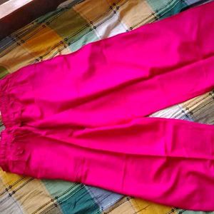 Vibrant Pink Palazzo Pants