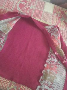 Floral Print Button-Up Cardigan