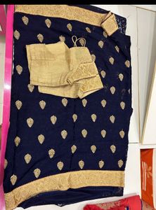 saree with 5xl blouse