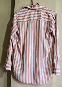 Striped Button-Up Shirt