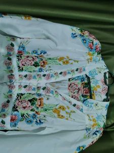Floral Print Mini Dress