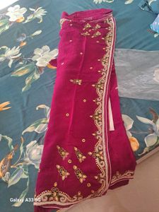 Elegant Pink 🩷 Saree