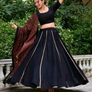 Elegant Black Lehenga Choli Set