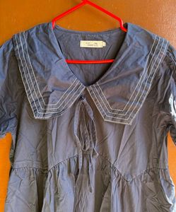 Chic Dress with cute collar