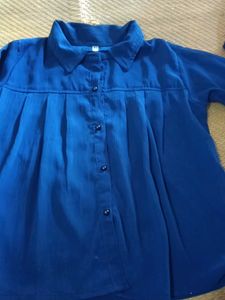Blue Button-Down Shirt