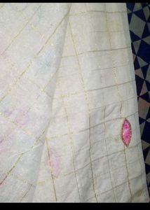 Embroidered sari