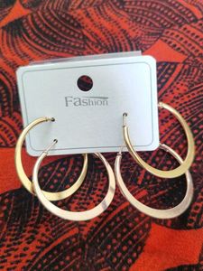 Fashion Hoop Earrings Set