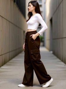 New Women Cargos Korean Style 🟤🤎