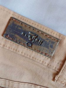 Peach Skinny Fit Jeans