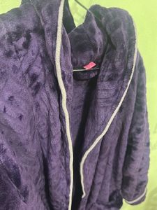 Cozy Purple Plush Robe