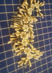 Pearl & Crystal Hair Comb