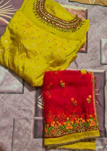 Gown With Heavy Dupatta