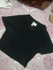 Divided Black Tee - Casual Style