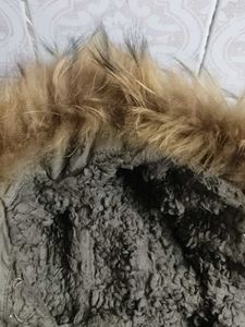 Women's Fur Hooded Parka Jacket