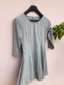 Gray Casual Dress