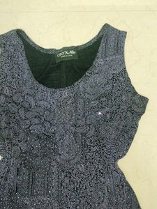 Sparkly Paisley Pattern Blouse