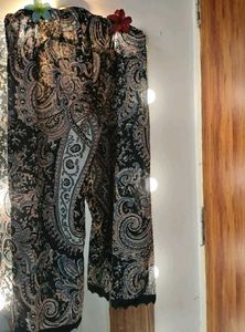 Stylish Paisley Print Kurta Set Xl 43 Bust