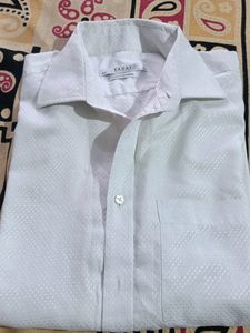White Tabard Cotton Shirt