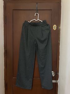 Chic Pinstripe Wide-Leg Pants