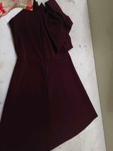 stylish halter neck midi dress