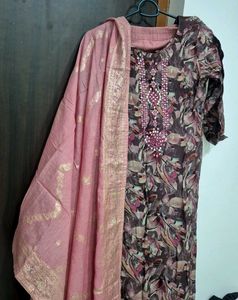 Beautiful Printed Kurta Set with Dupatta