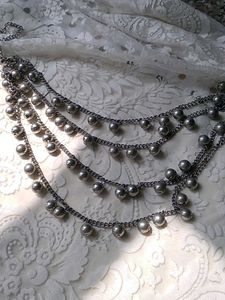 Beautiful Pearl &amp; Bead Necklace Set