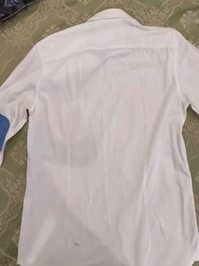 Men's White Short Sleeve Shirt