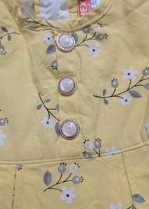 Cute Yellow Floral Dress