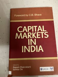 Capital Markets in India Book