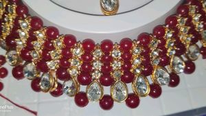 AVEERA BEAUTIFUL CHOKER NECKLACE SET FOR Women 😍